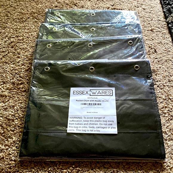 10 Pocket Horizontal Storage Pocket Chart, Hanging Wall File Organizer - View #9